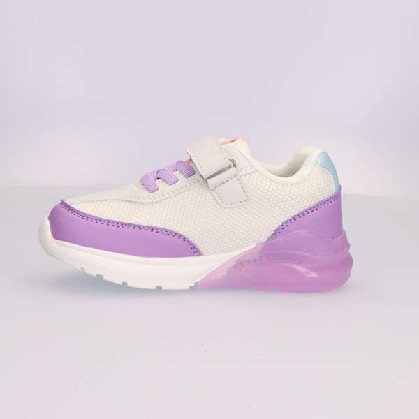Gabby's Dollhouse T023 - Chaussure de sport enfantine à semelle TPR avec lumières, taille 23, couleur violette