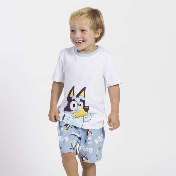 Cerdá Pyjama court garçon motif Bluey 6 ans - 100% Coton - Taille 6 ans