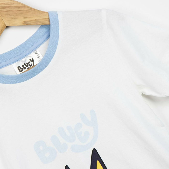 Pyjama Enfant Bluey Blanc (6 Ans) S
