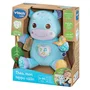 VTech Baby Théo Mon Hippo Câlin - Peluche interactive en tissu recyclé avec lumière, sons et textures - Jouet d'éveil pour bébé de 3 à 36 mois