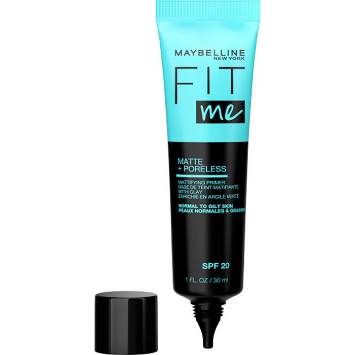 Maybelline Fit Me Matte+Poreless Base Matifiante SPF 20 - Peaux normales à grasses - 30 ml