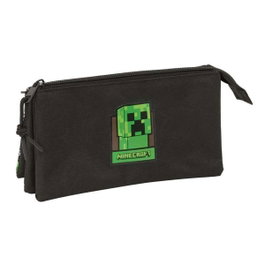 Safta Trousse Triple Minecraft 22x12x3cm