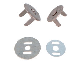Innspiro Fermoir Magnétique Rond Laiton Or Vieilli 14 mm