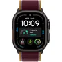 Apple Watch Ultra 4 GPS + Cellular - 49mm - Black Titanium - Burgundy Trail Loop - S/M