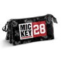 Karactermania Trousse triple à compartiments Mickey Mouse Year 23, dimensions 23 x 8 x 11 cm, 3 compartiments avec fermeture à zip, matière Ripstop, noir