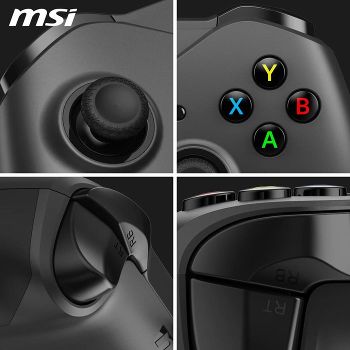MSI FORCE GC200 Manette de jeu filaire Noir MSI FORCE GC200 Manette de jeu filaire Noir