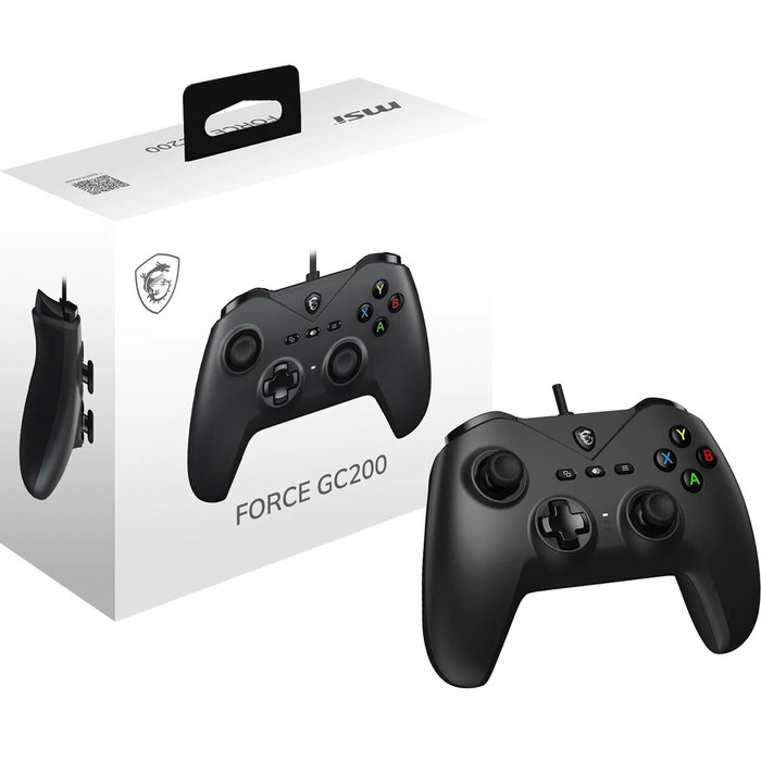 MSI FORCE GC200 Manette de jeu filaire Noir MSI FORCE GC200 Manette de jeu filaire Noir