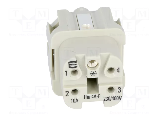 HARTING Han® A Insert de contact femelle HDC 4+PE HARTING Han® A Insert de contact femelle HDC 4+PE