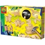 SES CREATIVE Kit de Menuiserie Dinosaures - Assemblage de Dinosaures avec Clous et Colle pour Enfants - Set de Construction Creatif