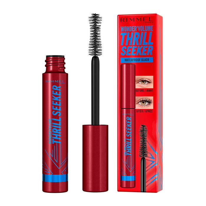 Rimmel London Mascara Waterproof Wonder'Volume Thrill Seeker Noir 8 ml Rimmel London Mascara Waterproof Wonder'Volume Thrill Seeker Noir 8 ml