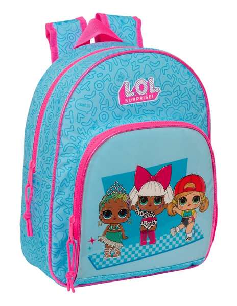 Safta Lol Surprise! Mochila Divas, sac à dos enfant adaptable au chariot, 28 x 34 x 10 cm Safta Lol Surprise! Mochila Divas, sac à dos enfant adaptable au chariot, 28 x 34 x 10 cm