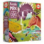 Educa Puzzle Maxi 28 Pièces Dinosaures, Puzzle Enfant au Sol 68 x 48 cm, à Partir de 3 Ans, Réf. 19954