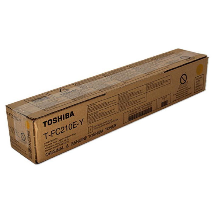 Toshiba Toner T-FC210EY TFC210EY Jaune Original 33600 pages pour e-STUDIO 2010AC/2510AC (6AJ00000168) (6AJ00000271) Toshiba Toner T-FC210EY TFC210EY Jaune Original 33600 pages pour e-STUDIO 2010AC/2510AC (6AJ00000168) (6AJ00000271)