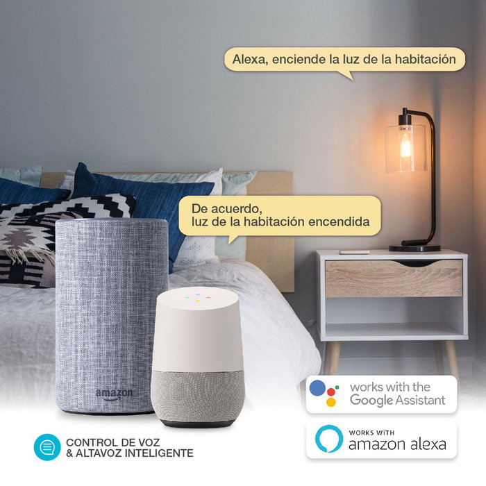 GSC Evolution Ampoule LED intelligente 9W E27 WiFi et Bluetooth réglable