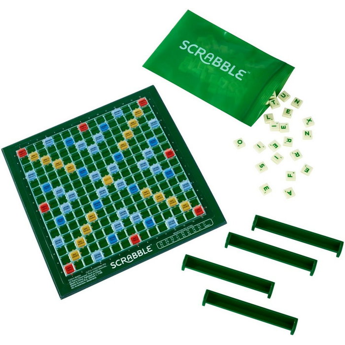 Mattel Games Scrabble Voyage Edition Voyage en format compact