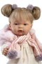 Llorens - Muñeca Joelle Llorona - Poupée de 38 cm avec corps en tissu et mécanisme sonore - Langue: espagnol