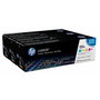 HP Toner Original LaserJet CF373AM Multipack Cyan Jaune Magenta