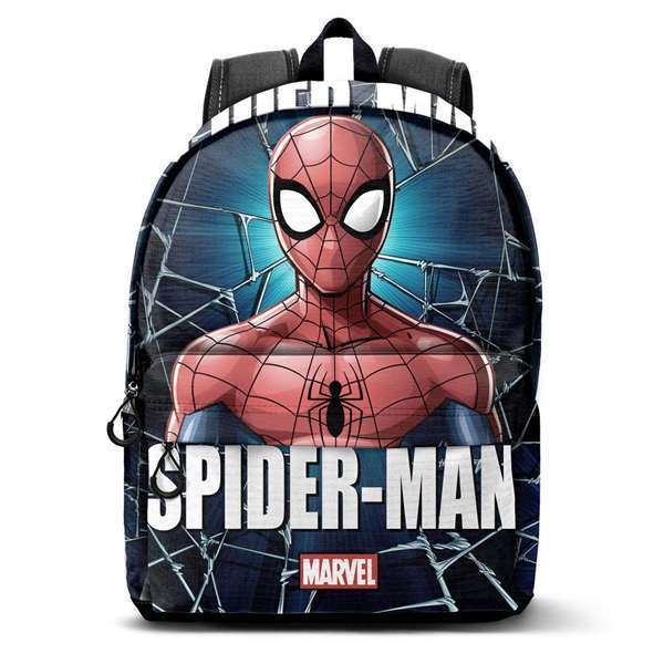 Karactermania HS FAN - Sac à dos Spiderman pour enfant - Dimensions 25 x 15 x 35 cm - Petit modèle en Ripstop - Dos et bretelles rembourrés - Recommandé à partir de 3 ans