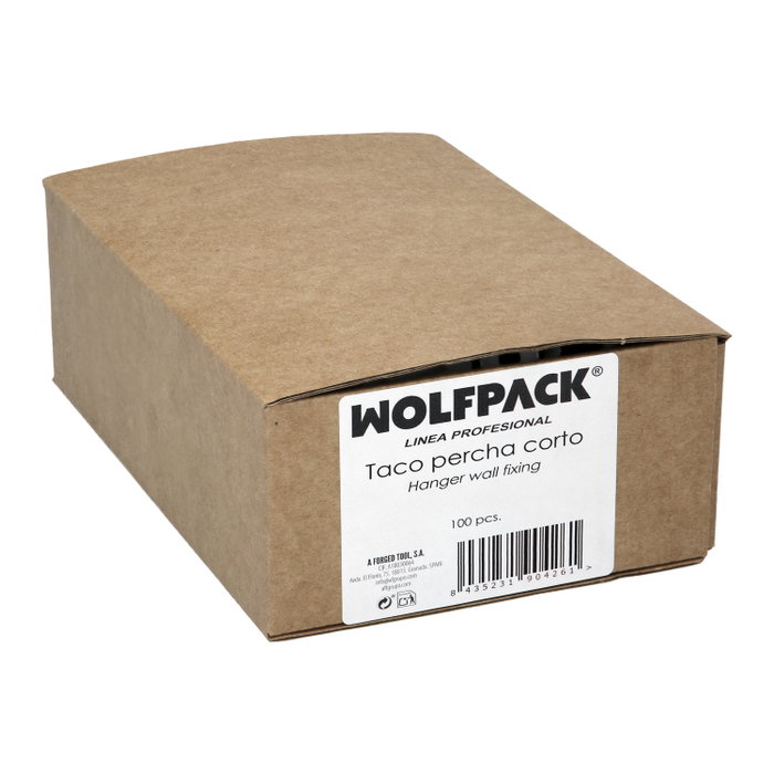 WOLFPACK LINEA PROFESIONAL Cheville en T n° 1 courte 8-9 mm WOLFPACK LINEA PROFESIONAL Cheville en T n° 1 courte 8-9 mm