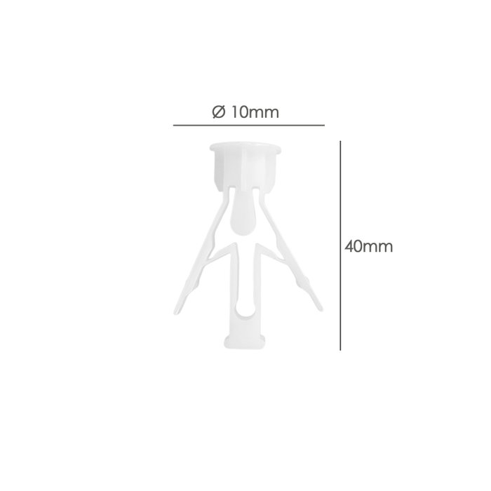 WOLFPACK LINEA PROFESIONAL Cheville en T n° 1 courte 8-9 mm WOLFPACK LINEA PROFESIONAL Cheville en T n° 1 courte 8-9 mm