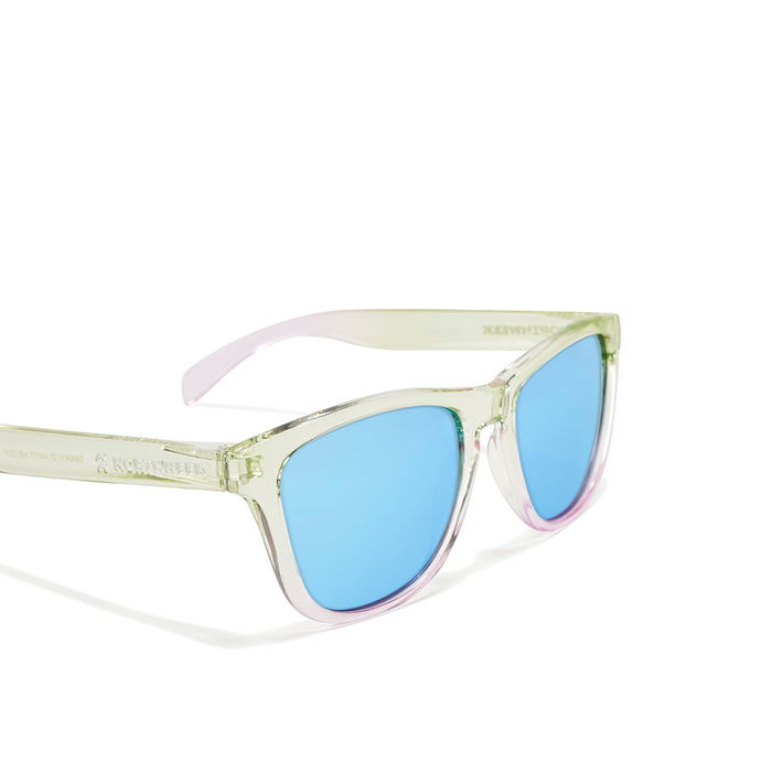 Northweek #ice Lunettes de Soleil Gradient Vert Menthe / Rose Polarisées Unisexe Carrées UV400