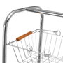 BigBuy Home Chariot à légumes Argenté Fer 28 x 26 x 78 cm