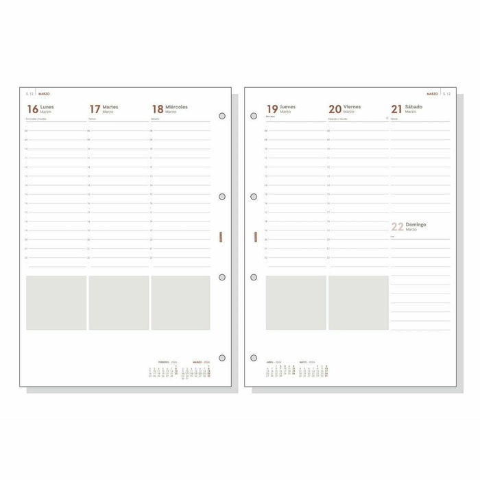 Recharge pour agenda Finocam OPEN R4099 A4 2026 21 x 29,7 cm Recharge pour agenda Finocam OPEN R4099 A4 2026 21 x 29,7 cm