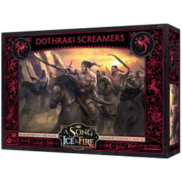Asmodee Jeu de Miniatures Chanson de Glace et de Feu Extension Dothraki Screamers - Âge 14+