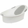 Nuby Baignoire Bébé Blanche avec Appui-tête Souple et Siège Antidérapant