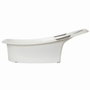 Nuby Baignoire Bébé Blanche avec Appui-tête Souple et Siège Antidérapant
