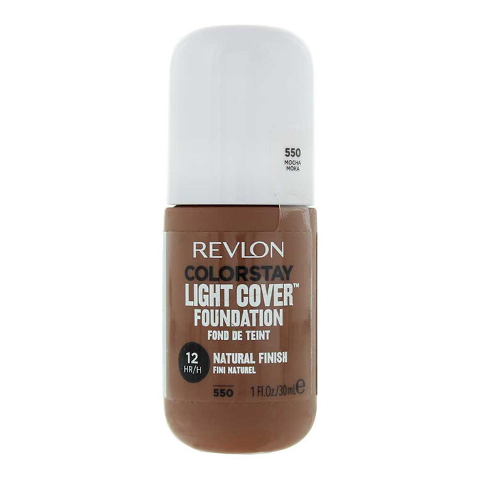 Revlon Fond de teint liquide ColorStay 12h teint naturel, longue tenue 12h, nuance Moka 550, 54 ml Revlon Fond de teint liquide ColorStay 12h teint naturel, longue tenue 12h, nuance Moka 550, 54 ml