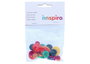 Innspiro Lot de 30 boutons en bois assortis