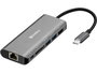 Sandberg Station d'accueil USB-C Hub HDMI LAN SD USB 3.0 avec Charge 100W