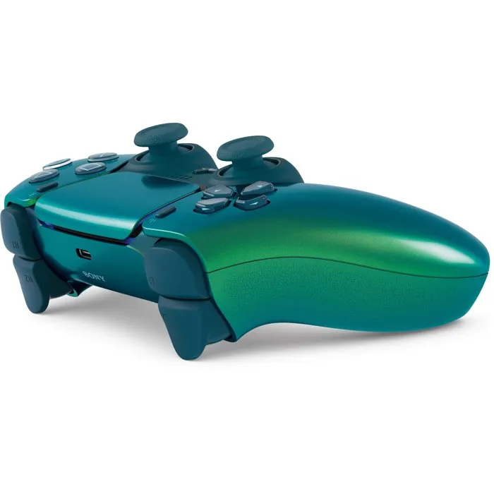 Sony Manette sans fil DualSense Chroma Teal pour PlayStation 5 (PS5) et PC, avec retour haptique et gâchettes adaptatives Sony Manette sans fil DualSense Chroma Teal pour PlayStation 5 (PS5) et PC, avec retour haptique et gâchettes adaptatives