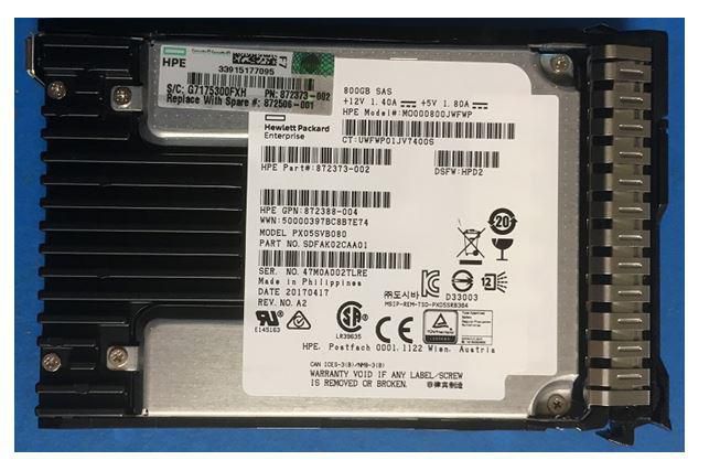 HP 800 Go 2,5 pouces SAS HP 800 Go 2,5 pouces SAS