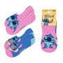 Cerdá Pack de Chaussettes Pinkies Stitch Sans Taille - Pour Enfant à partir de 3 ans