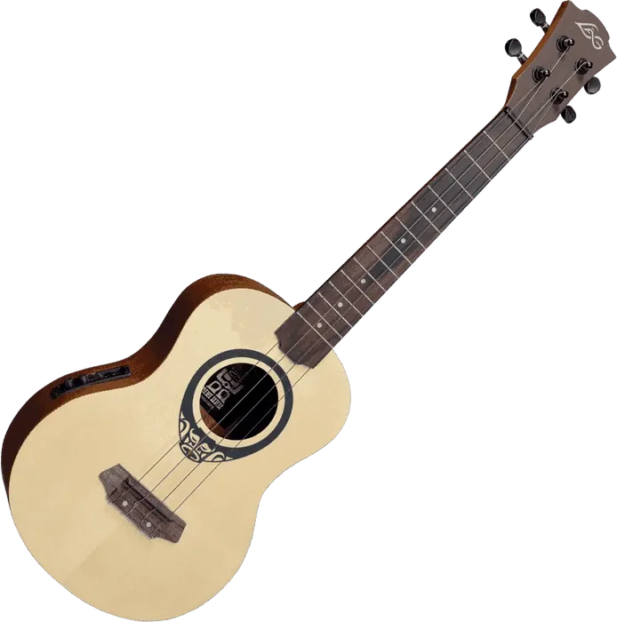Lag Tiki Uku Uke Tenor Électro-Acoustique - Shadow Uke - Naturel