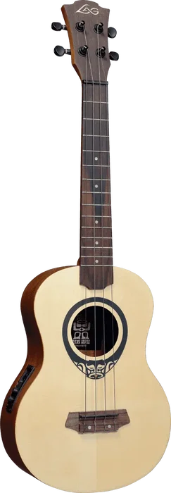 Lag Tiki Uku Uke Tenor Électro-Acoustique - Shadow Uke - Naturel