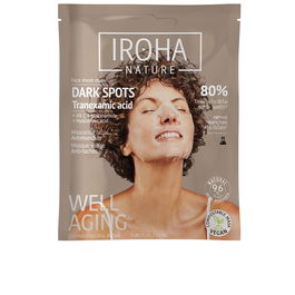 Iroha Masque Visage Éclaircissant Anti-Taches Sombres, Acide Tranexamique, Niacinamide, Vitamine C, Hydratant, 1 unité