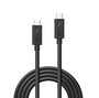 Lindy Câble Thunderbolt 3 USB-C passif 1 m - 40 Gbit/s, Power Delivery 100W, compatible DisplayPort