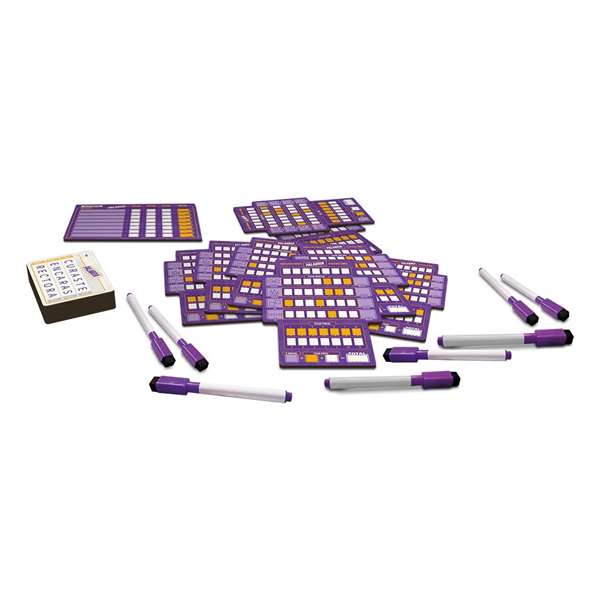 Falomir Palabria - Jeu de lettres et d'écriture en espagnol avec ardoises, cartes et marqueurs - À partir de 6 ans Falomir Palabria - Jeu de lettres et d'écriture en espagnol avec ardoises, cartes et marqueurs - À partir de 6 ans