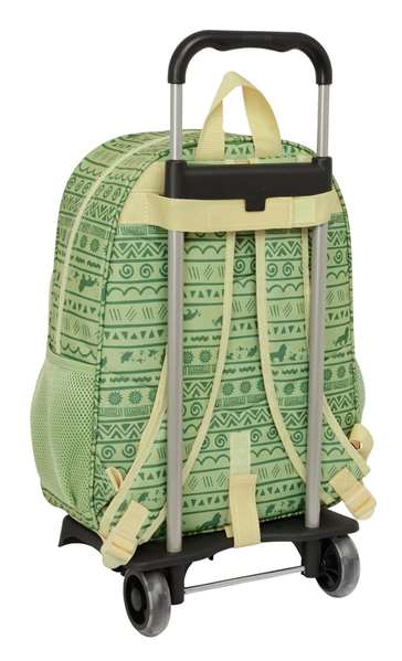 Safta Mochila 180+Carro 905 Mufasa - Sac à dos 33x42x14 cm avec roulettes, Âge minimum recommandé: 3 ans
