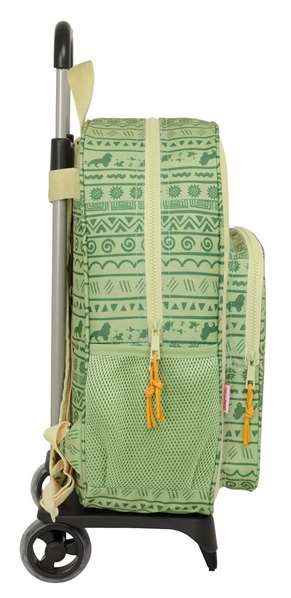 Safta Mochila 180+Carro 905 Mufasa - Sac à dos 33x42x14 cm avec roulettes, Âge minimum recommandé: 3 ans