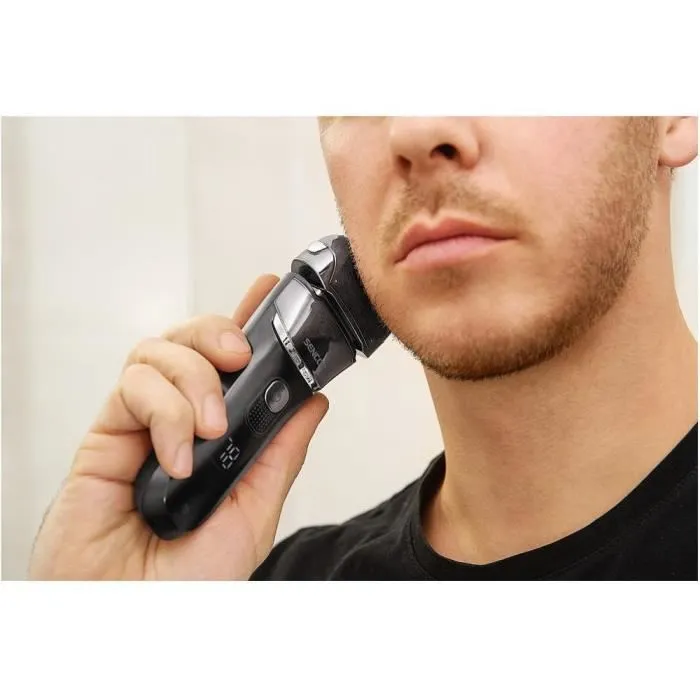 Sencor SMS 0900BK Rasoir électrique avec tondeuse intégrée - 2 lames en acier inoxydable - Jusqu'à 90 min d'autonomie - Recharge rapide 1,5 h - Lavable IPX6 - Affichage LED Sencor SMS 0900BK Rasoir électrique avec tondeuse intégrée - 2 lames en acier inoxydable - Jusqu'à 90 min d'autonomie - Recharge rapide 1,5 h - Lavable IPX6 - Affichage LED