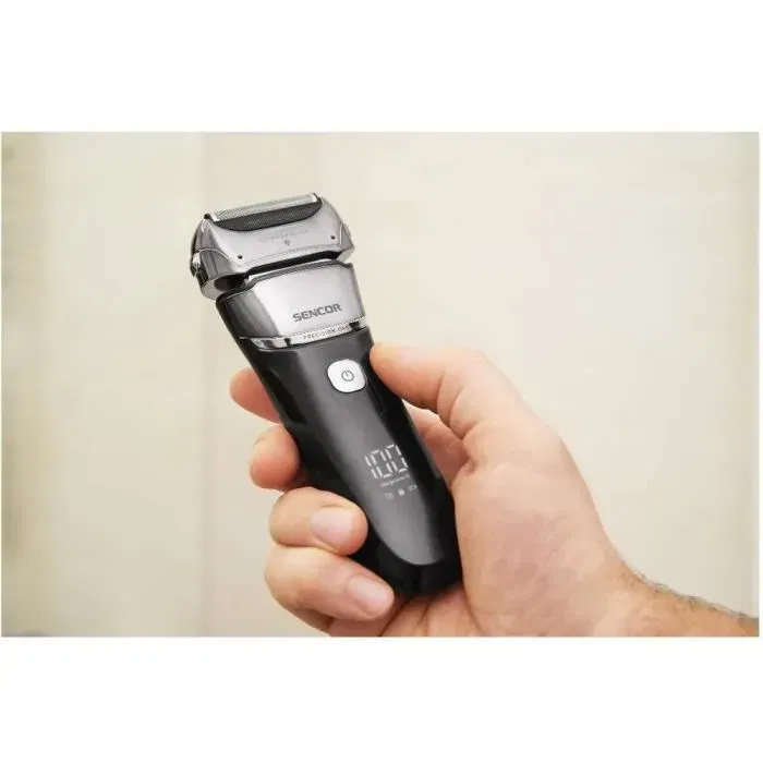 Sencor SMS 0900BK Rasoir électrique avec tondeuse intégrée - 2 lames en acier inoxydable - Jusqu'à 90 min d'autonomie - Recharge rapide 1,5 h - Lavable IPX6 - Affichage LED Sencor SMS 0900BK Rasoir électrique avec tondeuse intégrée - 2 lames en acier inoxydable - Jusqu'à 90 min d'autonomie - Recharge rapide 1,5 h - Lavable IPX6 - Affichage LED