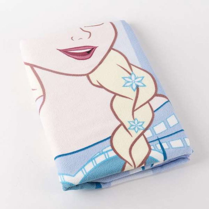 CERDÁ Serviette de plage Frozen Disney microfibra bleu clair