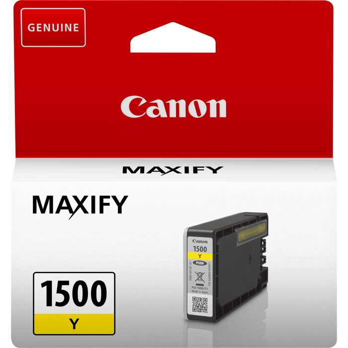 Canon 9231B001 Cartouche d'encre PGI-1500 Jaune Canon 9231B001 Cartouche d'encre PGI-1500 Jaune