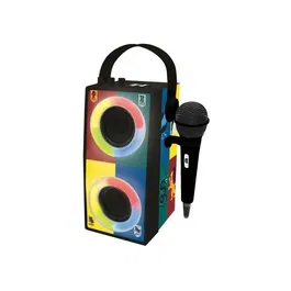 Lexibook Enceinte Bluetooth portable Harry Potter avec éclairages LED, effets karaoké et microphone - Connexion USB, carte microSD et entrée auxiliaire