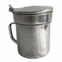 Fackelmann Lèchefrite pour la viande ou le poisson en Acier inoxydable Ø 9 cm