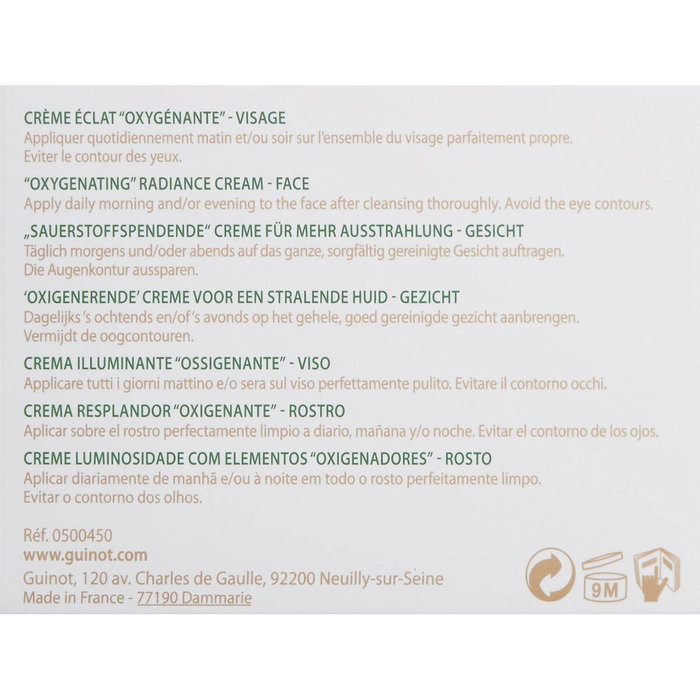 Guinot Bioxygene Crème Active la Radiance Visage 50 ml